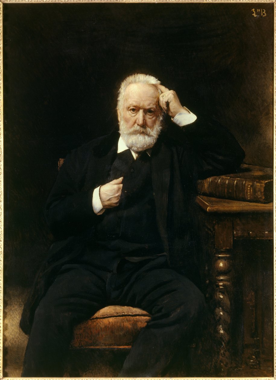 Ranskalaisen kirjailijan Victor Hugon (1802-1885) muotokuva Leon Joseph Bonnatin (1833-1922) maalaus 1800-luvun Versailles, Musee du Chateau - Ranskalaisen kirjailijan Victor Hugon (1802-1885) muotokuva. Leon Joseph Bonnatin (1833-1922) maalaus tekijältä Leon Joseph Florentin Bonnat