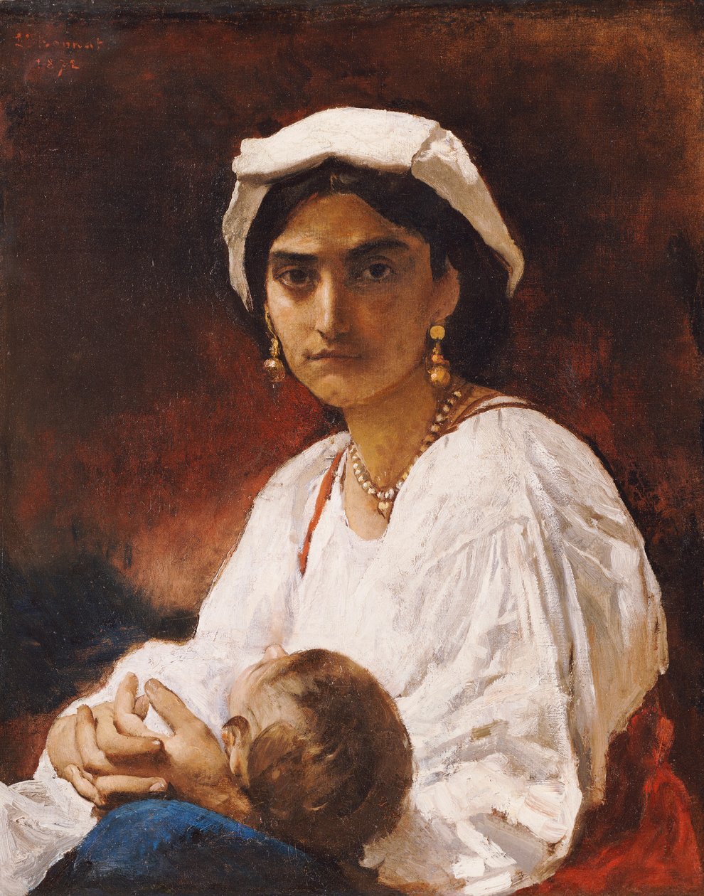 Bandiitin vaimo, 1872 tekijältä Leon Joseph Florentin Bonnat
