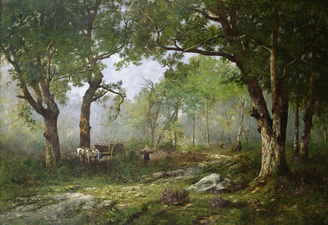 Fontainebleaun metsä tekijältä Leon Richet
