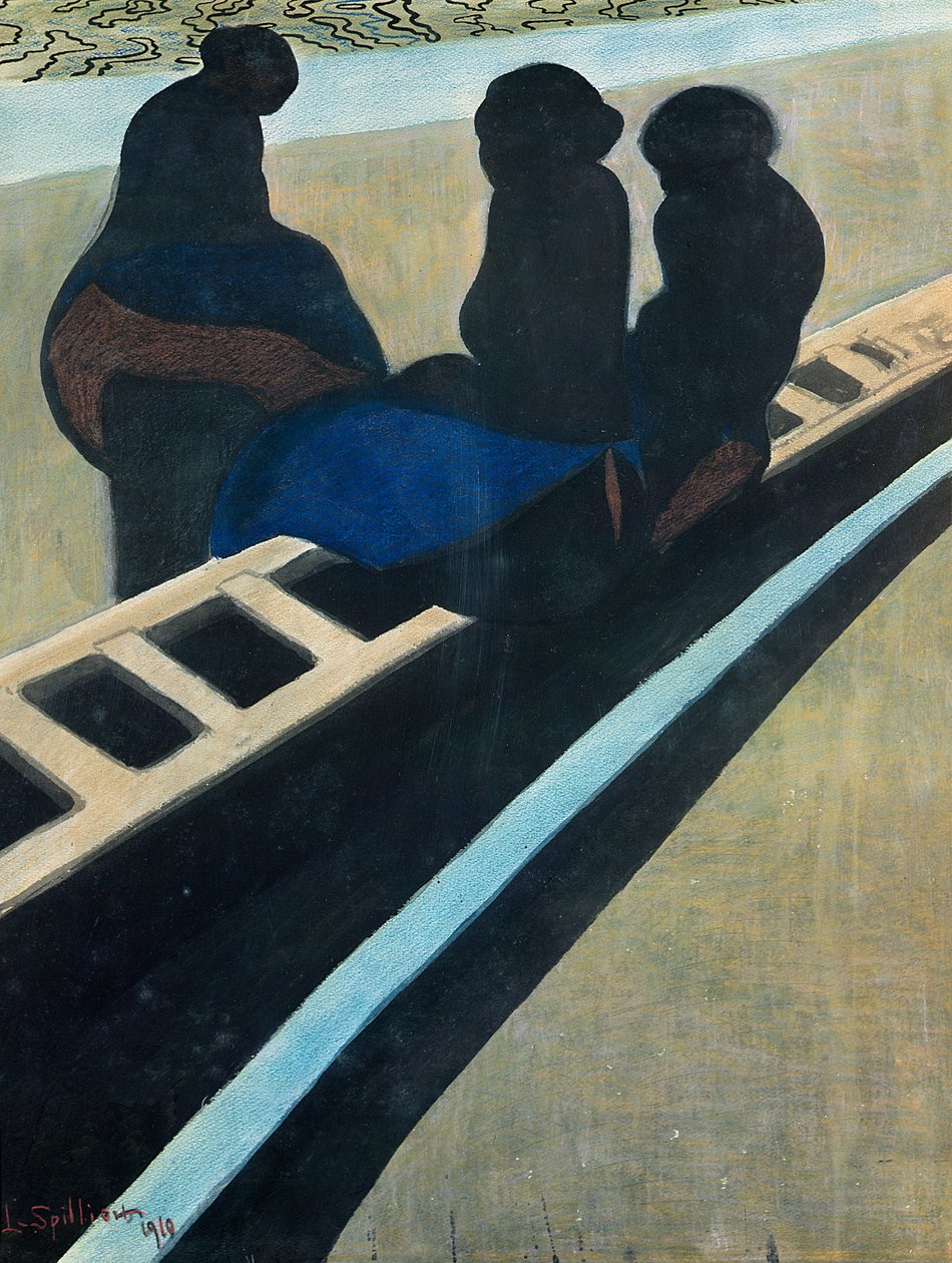 Kalastajien vaimot laiturilla tekijältä Leon Spilliaert
