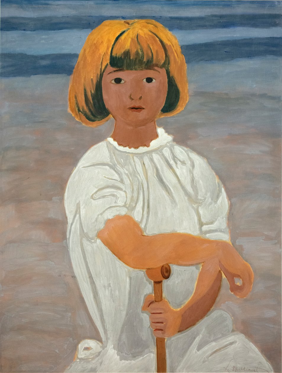 Garota na praia finlandesa tekijältä Leon Spilliaert