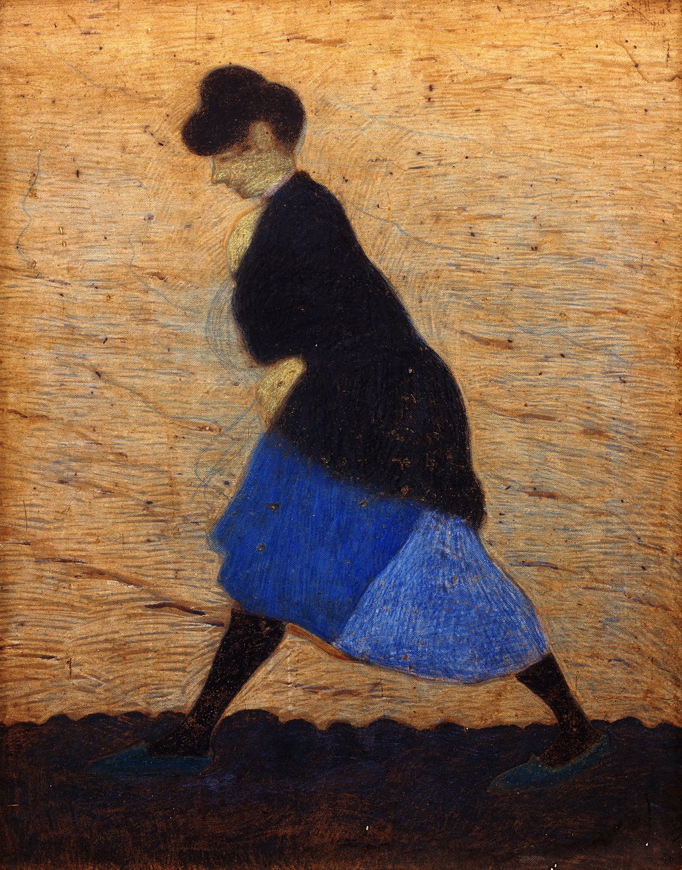 A Esposa do Pescador; A Mulher do Pescador - De Vissers Rouwfinnish tekijältä Leon Spilliaert