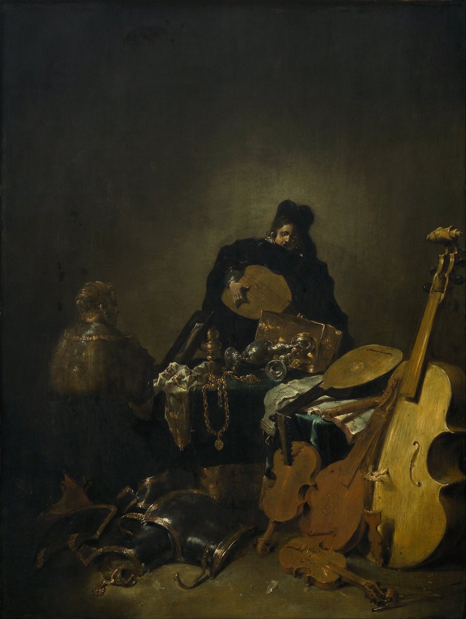 Allegoria turhamaisuudesta (Vanitas) tekijältä Leonaert Bramer