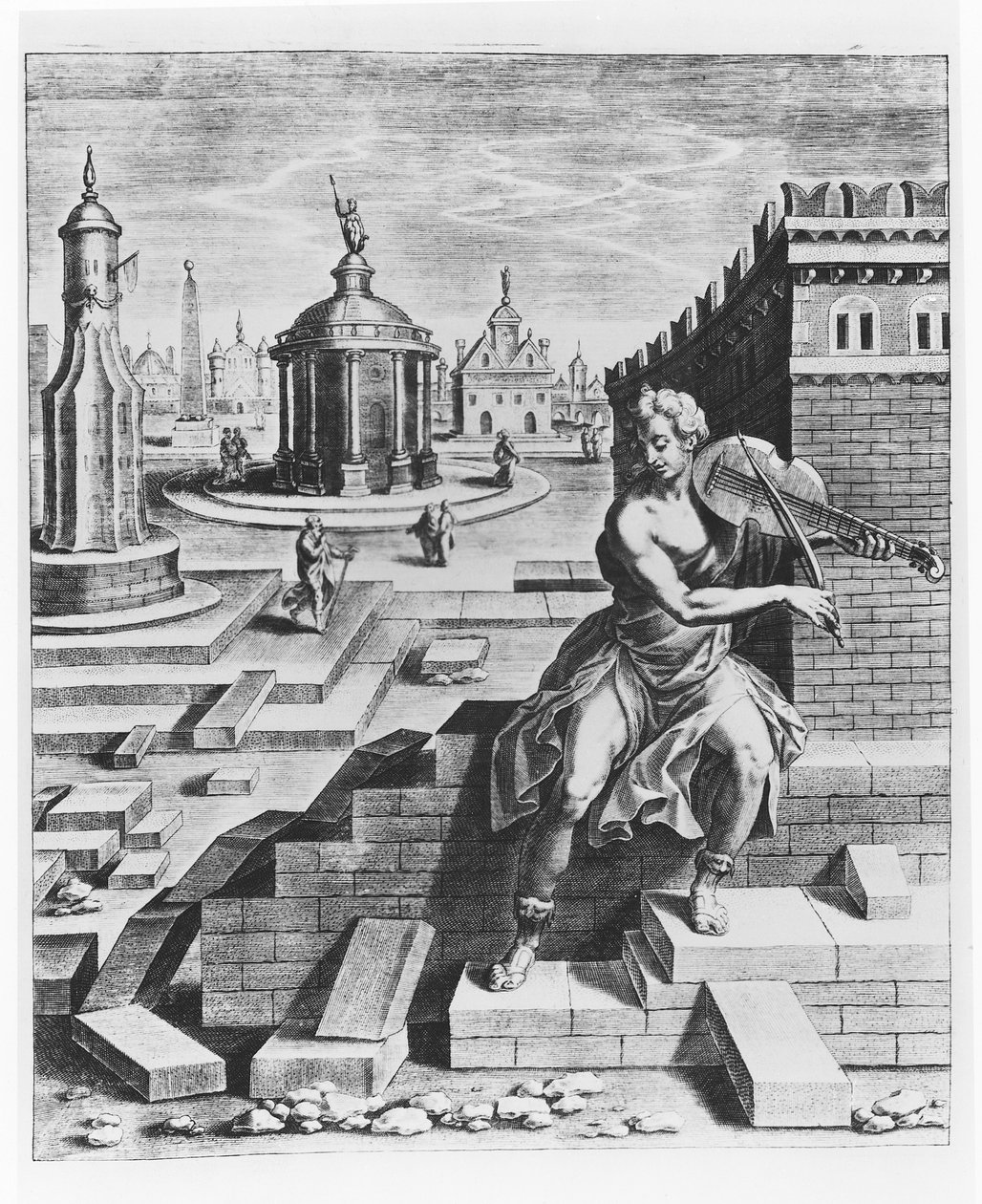 "Amphion", 1615 tekijältä Leonard Gaultier