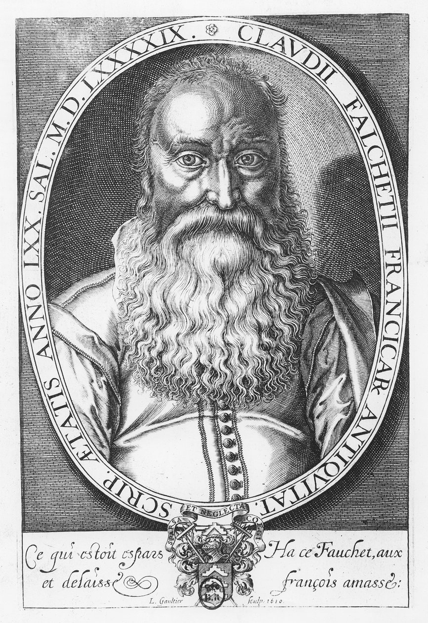 Claude Fauchet, 1610 tekijältä Leonard Gaultier