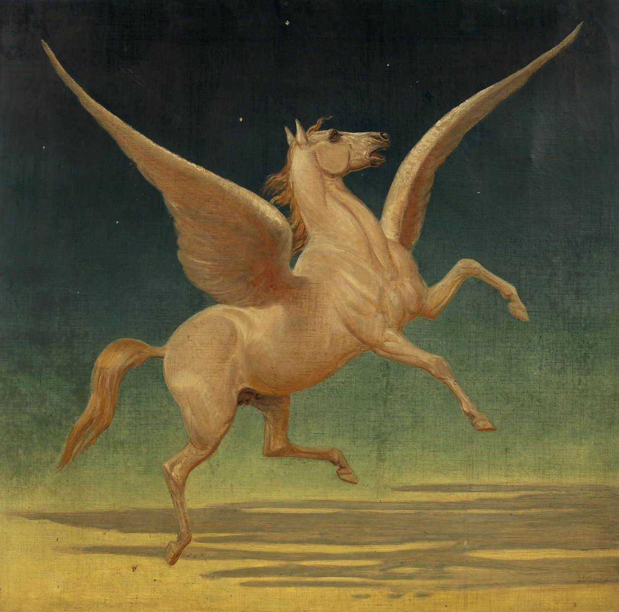 Pegasus (öljy kankaalle) tekijältä Leonard Cattermole