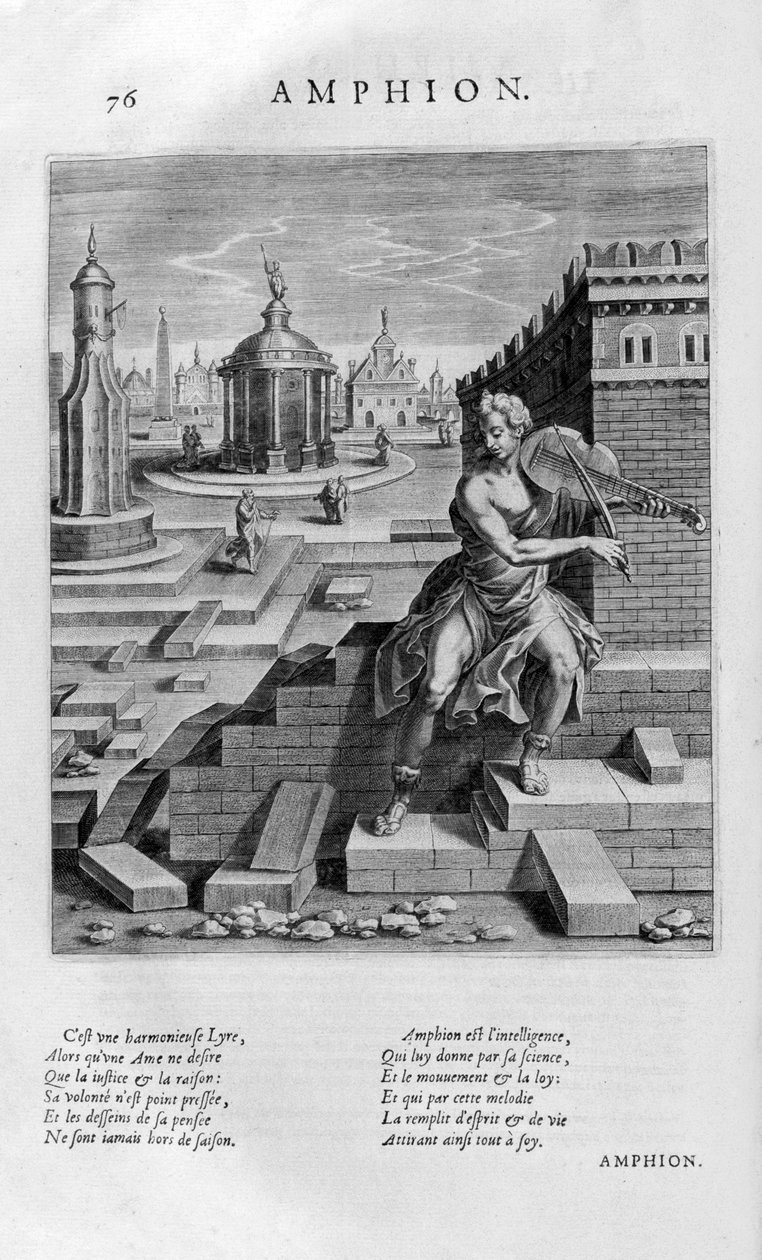 Amphion, 1615 tekijältä Leonard Gaultier