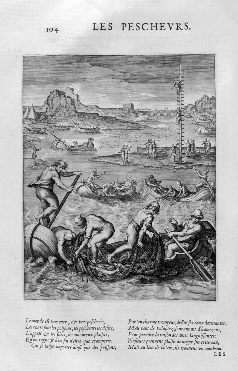 Kalastaja, 1615 tekijältä Leonard Gaultier