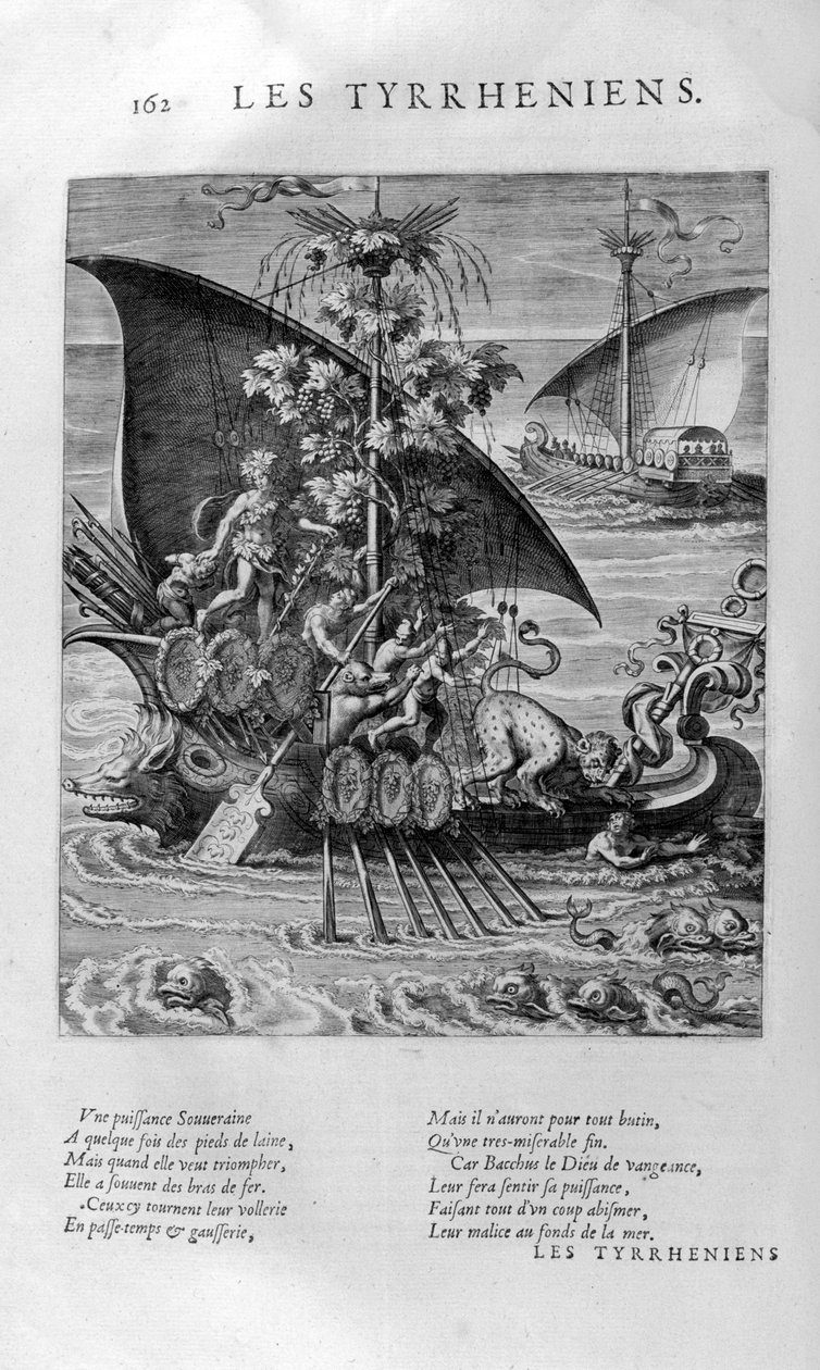 Tyrrhenalaiset, 1615 tekijältä Leonard Gaultier