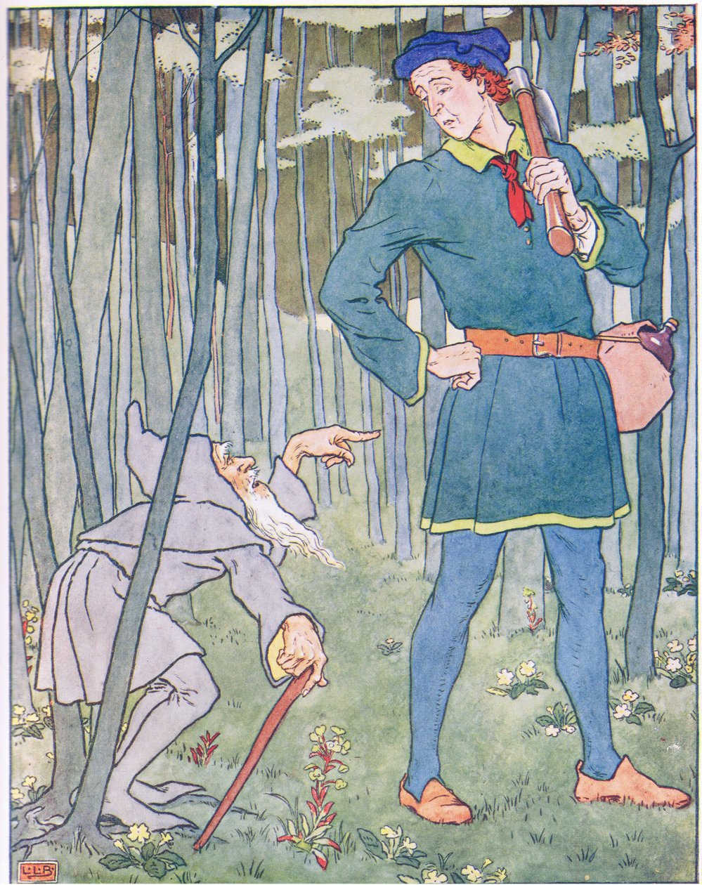 Hän tapasi pienen vanhan harmaan miehen tekijältä Leonard Leslie Brooke
