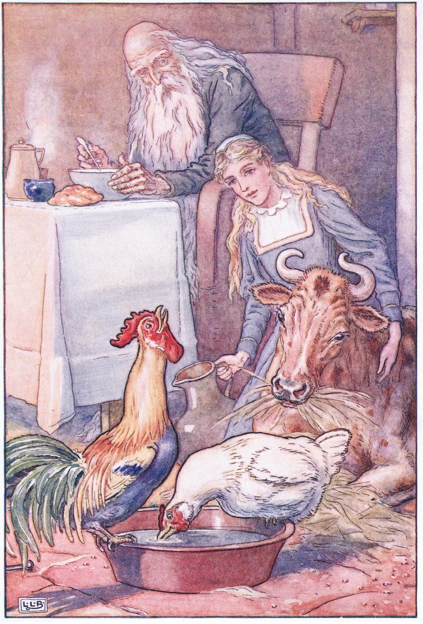 Kauniit poikaset ja kirjava lehmä, mikä on vastauksemme nyt, 1920-luvulla tekijältä Leonard Leslie Brooke