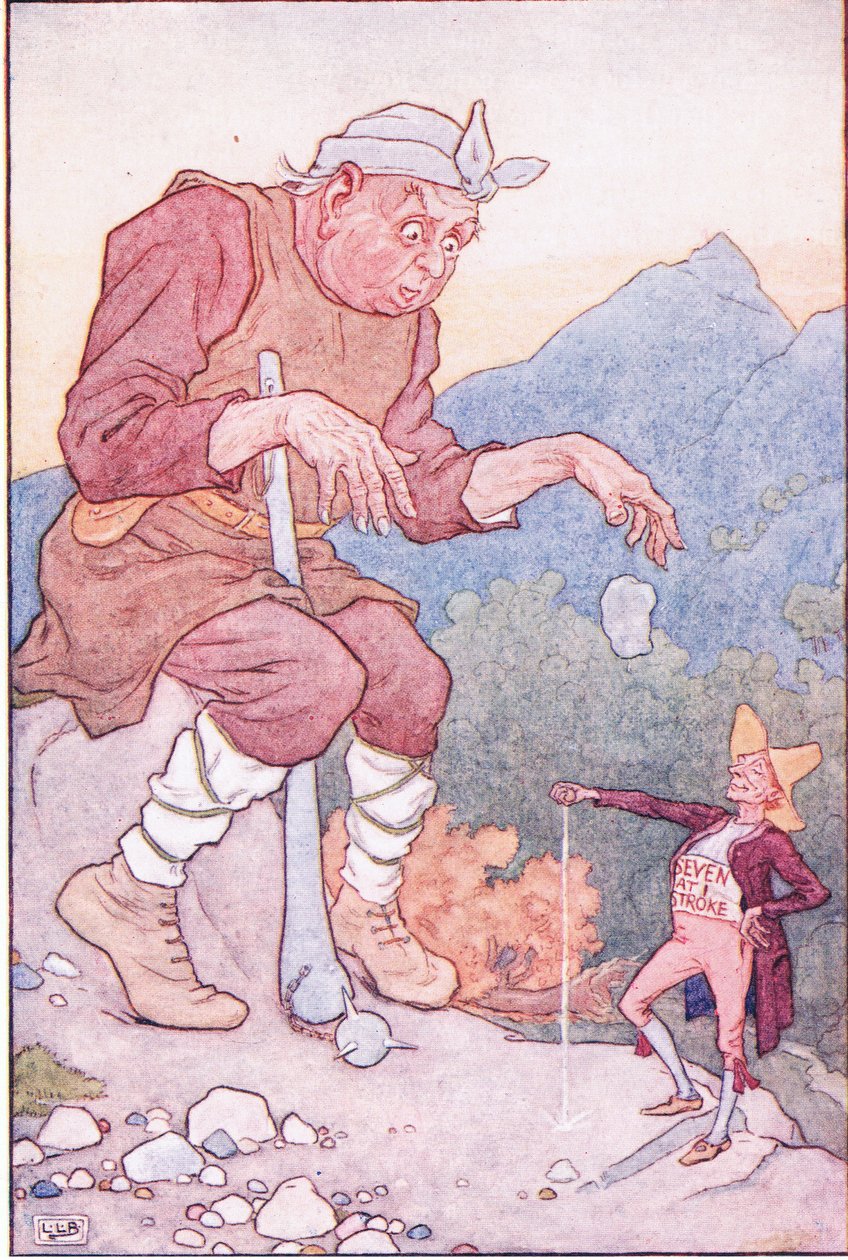 Jättiläinen ja räätäli: The Brave little Tailor, 1920-luku: The Brave little Tailor, 1920-luku tekijältä Leonard Leslie Brooke