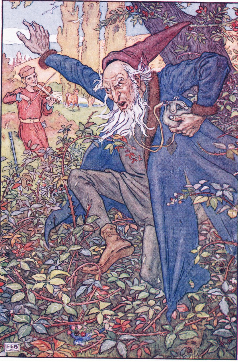 Juutalainen pensaassa, 1920-luku tekijältä Leonard Leslie Brooke