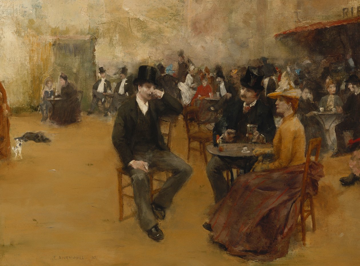 Kaunis aikakausi; La Belle Epoque, 1888 tekijältä Leonard Raven Hill