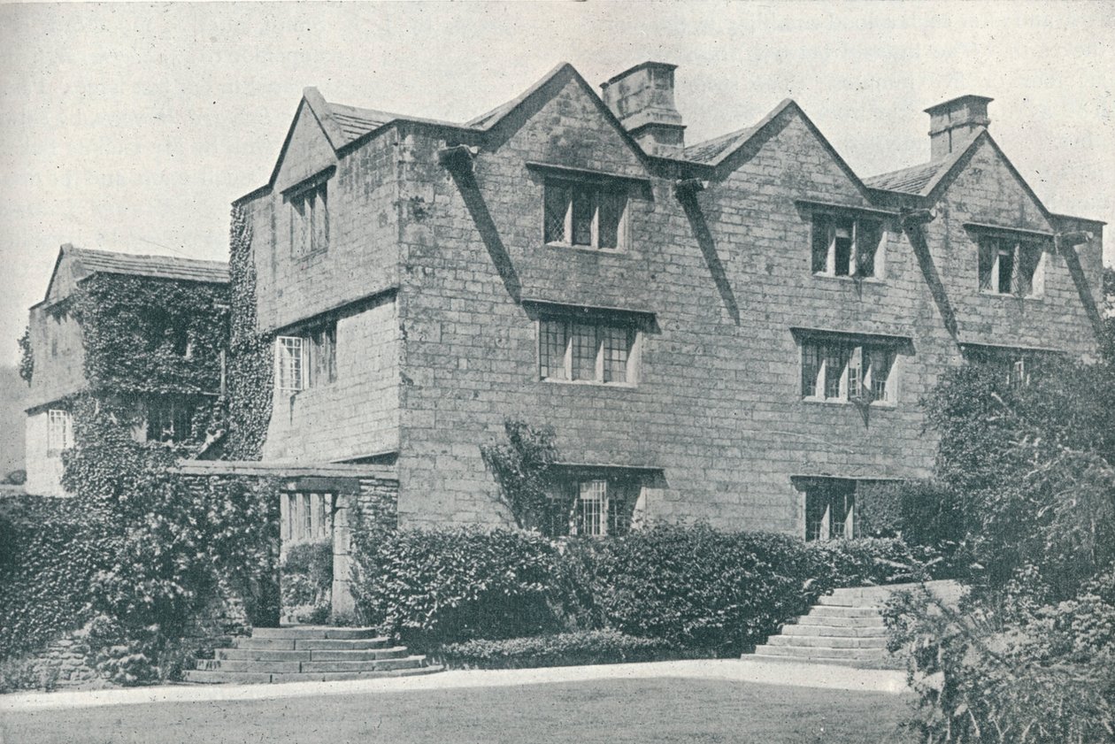 Eyam Hall, Derbyshire, 1907 tekijältä Leonard Willoughby