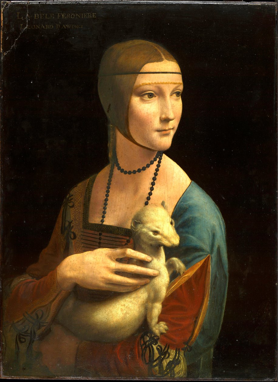 Hän on Hermelin tekijältä Leonardo da Vinci