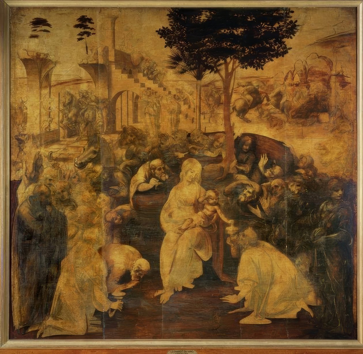 Maagien palvominen tekijältä Leonardo da Vinci