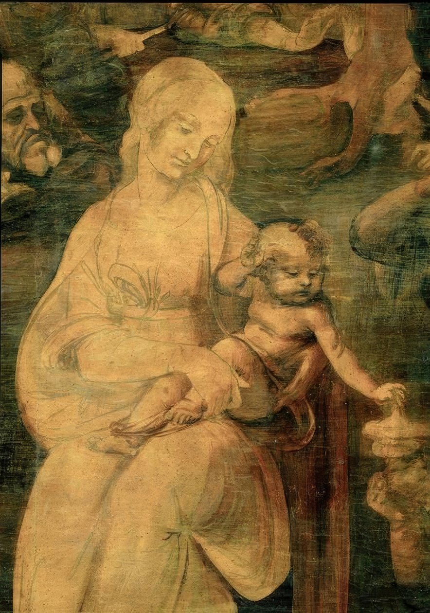Die Anbetung der Könige tekijältä Leonardo da Vinci