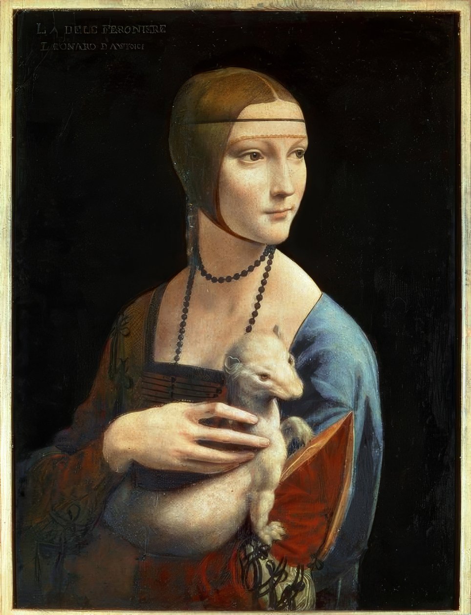 Die Dame mit dem Hermelin tekijältä Leonardo da Vinci