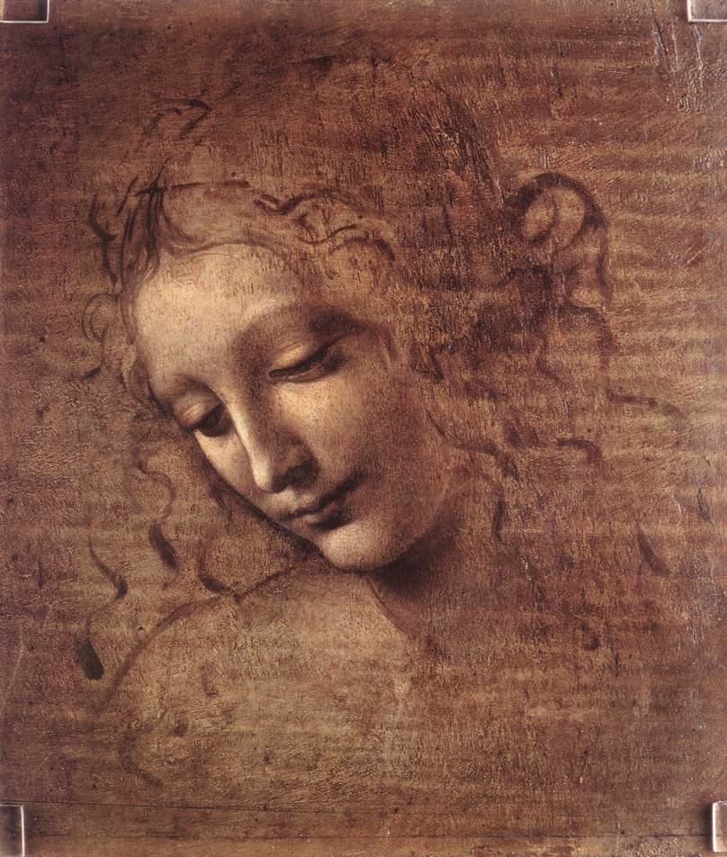 Naaraspää (La Scapigliata) tekijältä Leonardo da Vinci
