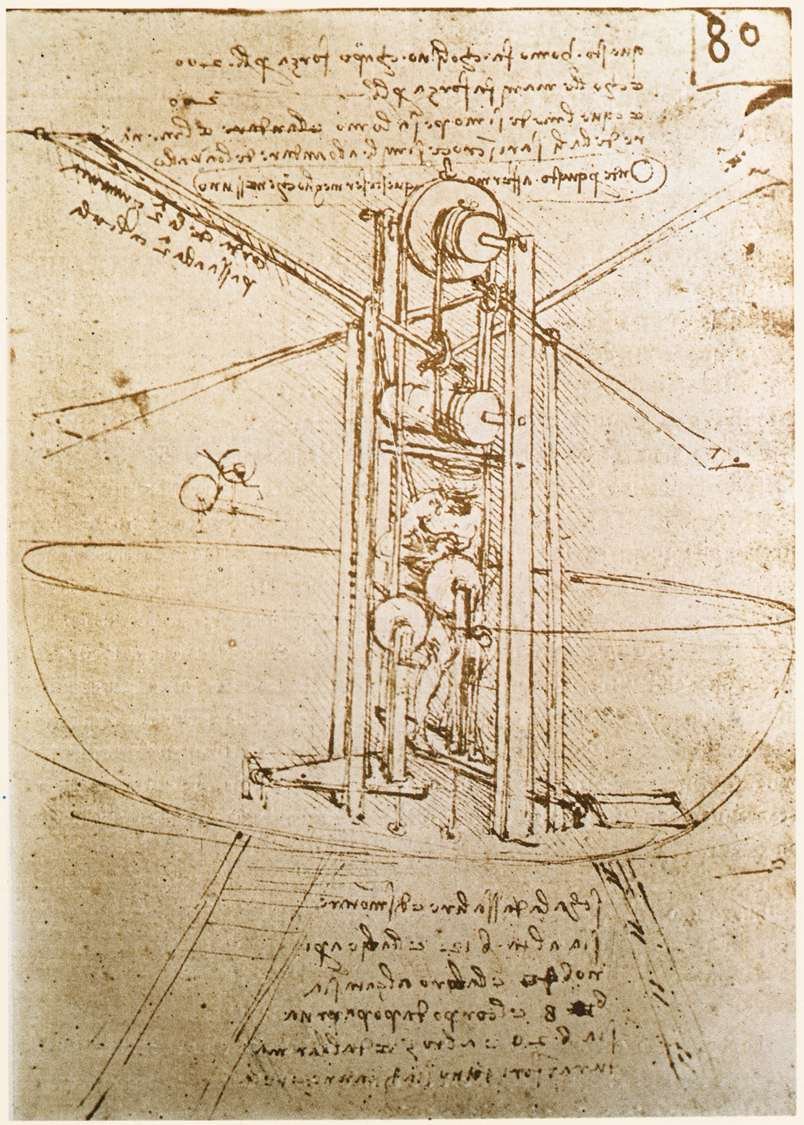Lentävä kone tekijältä Leonardo da Vinci