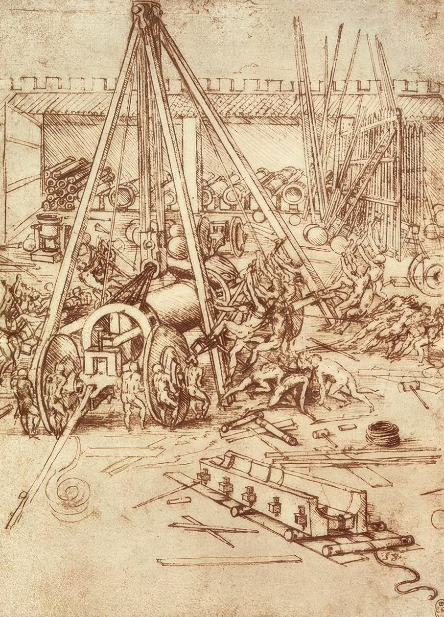 Asevalimo tekijältä Leonardo da Vinci