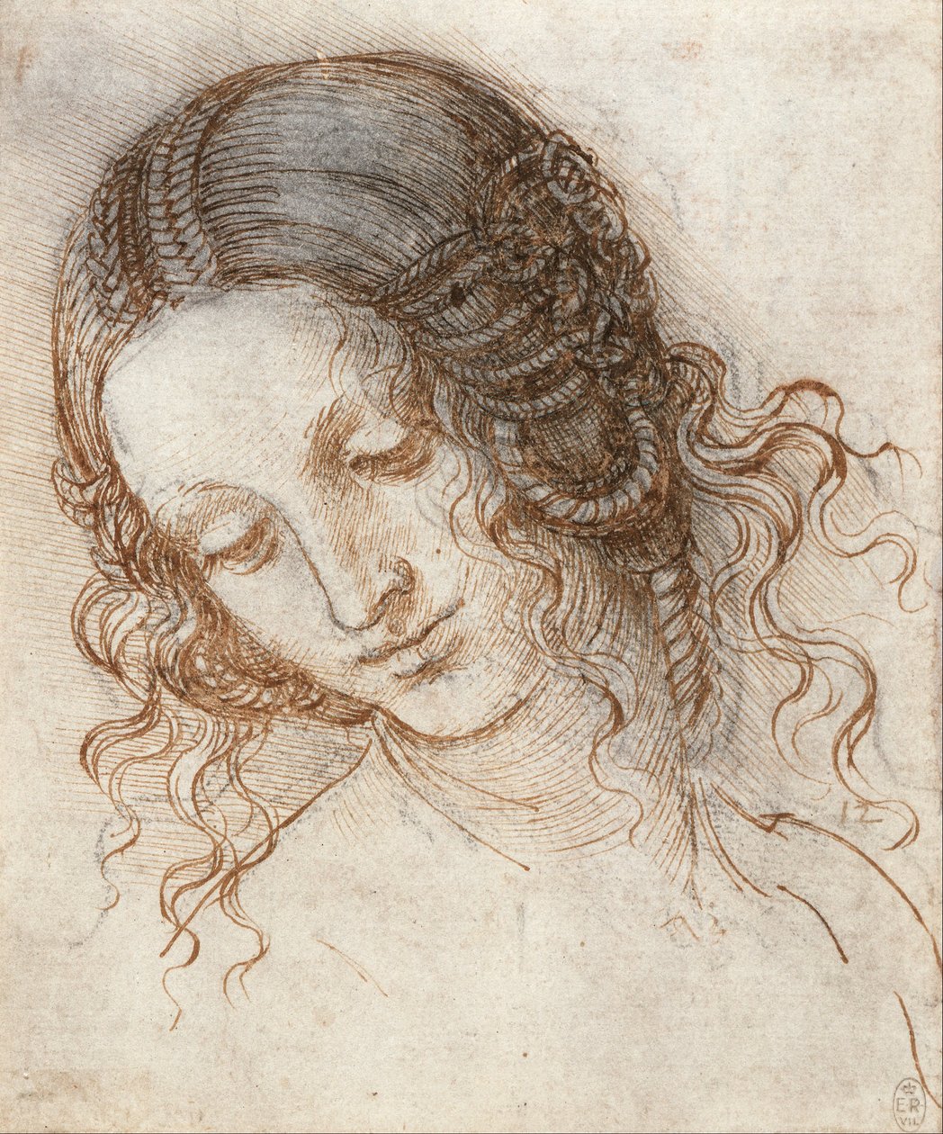 Ledan pää tekijältä Leonardo da Vinci