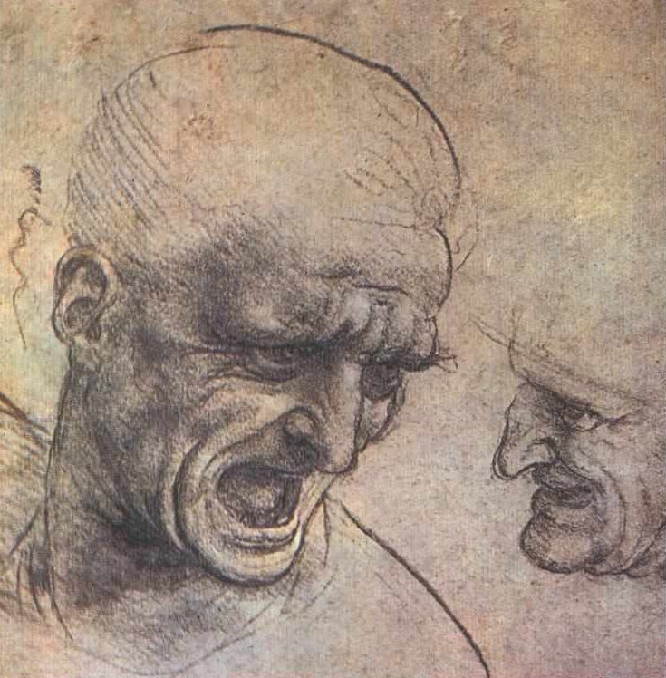 Kriegerköpfe tekijältä Leonardo da Vinci