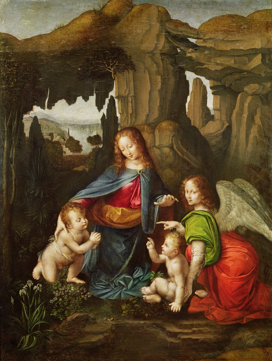 Madonna of the Rocks tekijältä Leonardo da Vinci