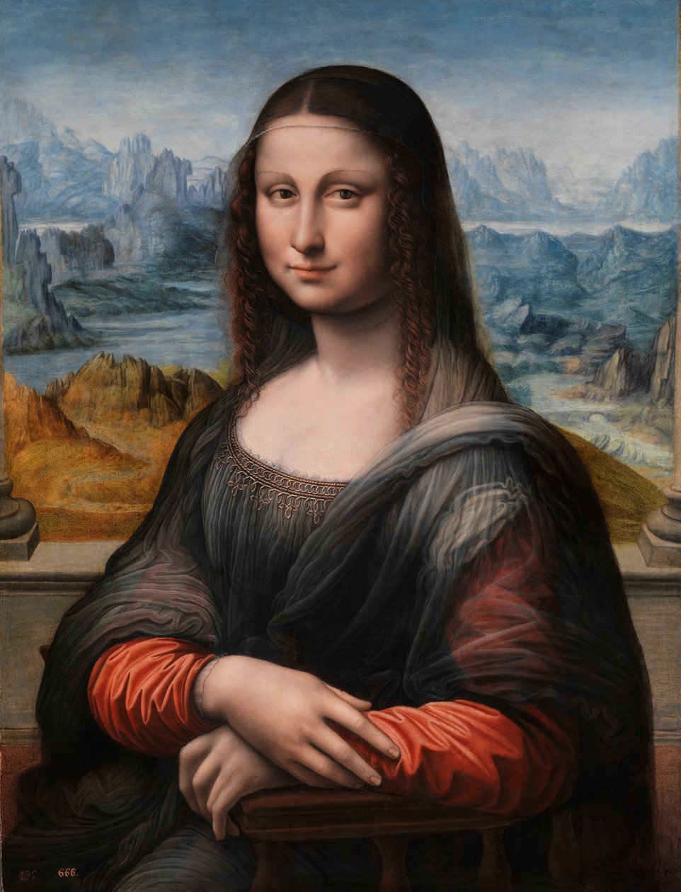 Mona Lisa, 1503-19 tekijältä Leonardo da Vinci