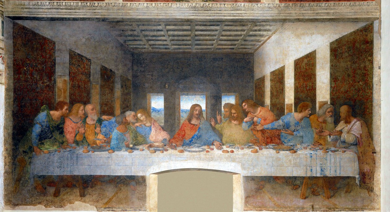 Viimeinen ehtoollinen tekijältä Leonardo da Vinci