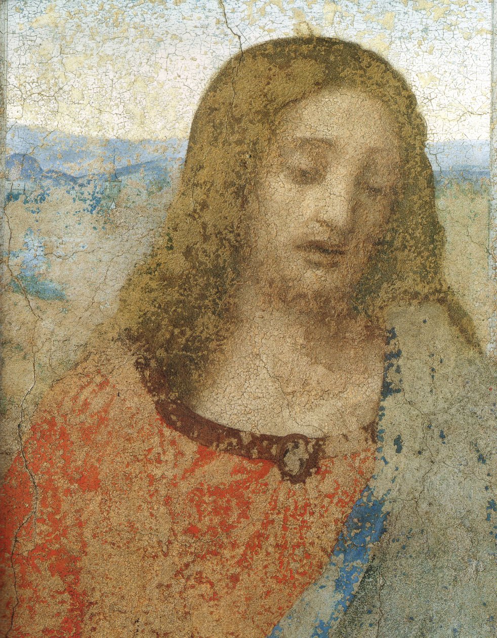 Viimeinen ehtoollinen - Yksityiskohta tekijältä Leonardo da Vinci