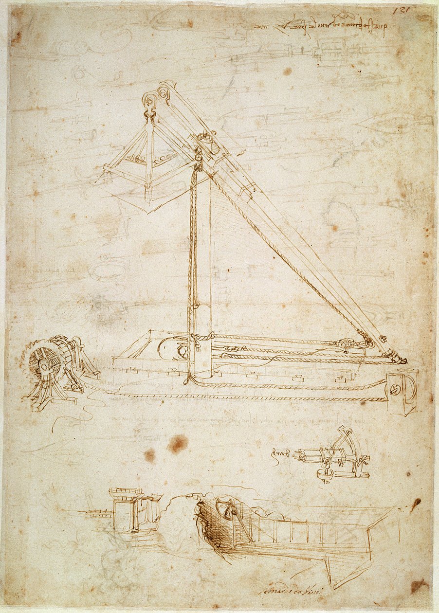 Sotakone tekijältä Leonardo da Vinci