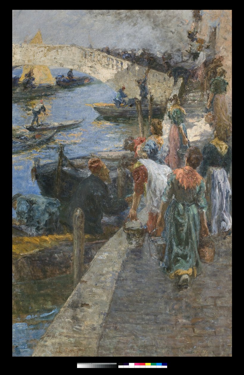 Chioggian tulipalo, 1905 tekijältä Leonardo Bazzaro