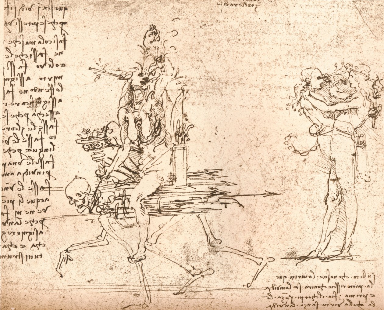 Allegorinen koostumus, c1472-c1519 1883 tekijältä Leonardo da Vinci