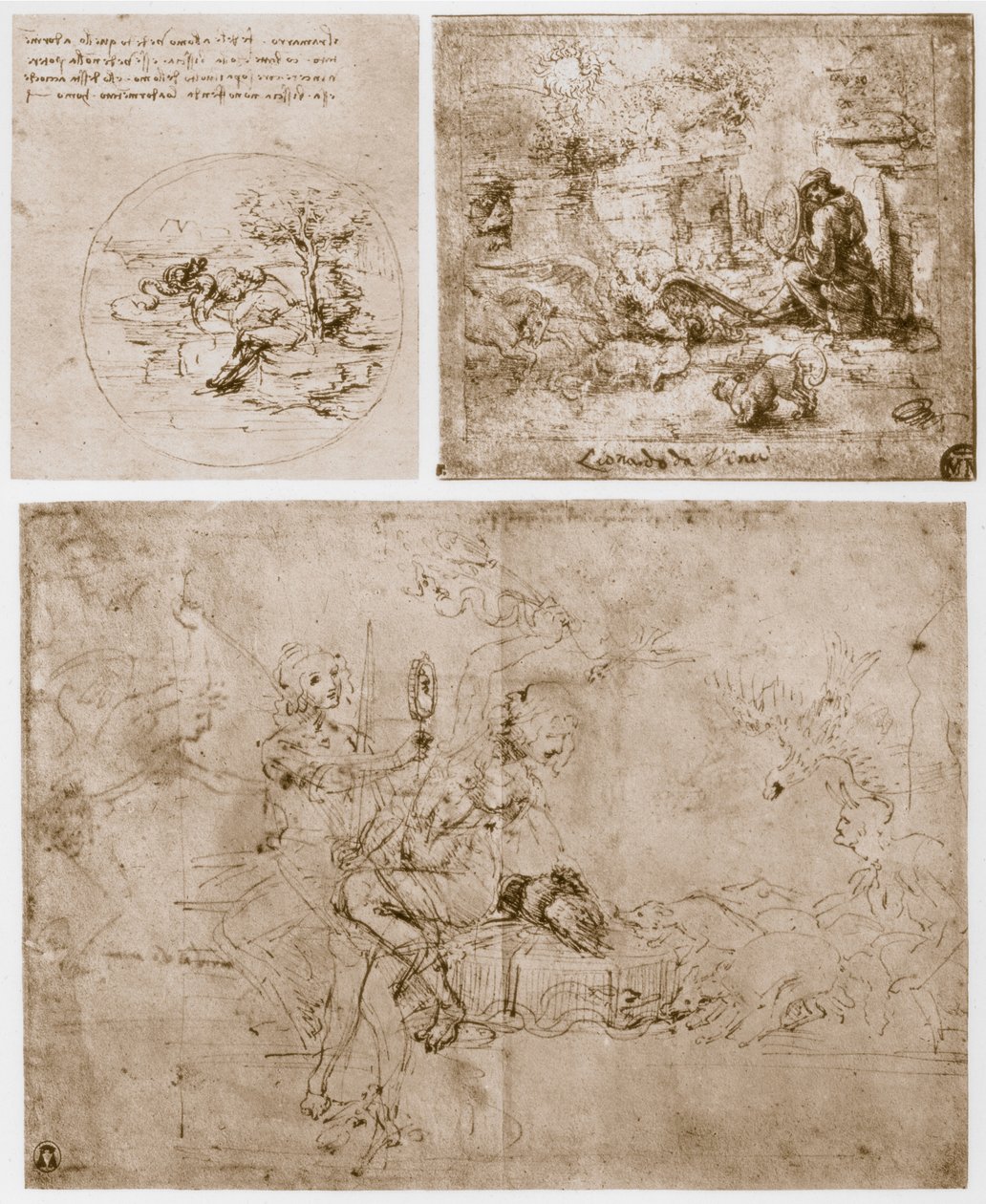 Allegoriat, 1400-luku. tekijältä Leonardo da Vinci