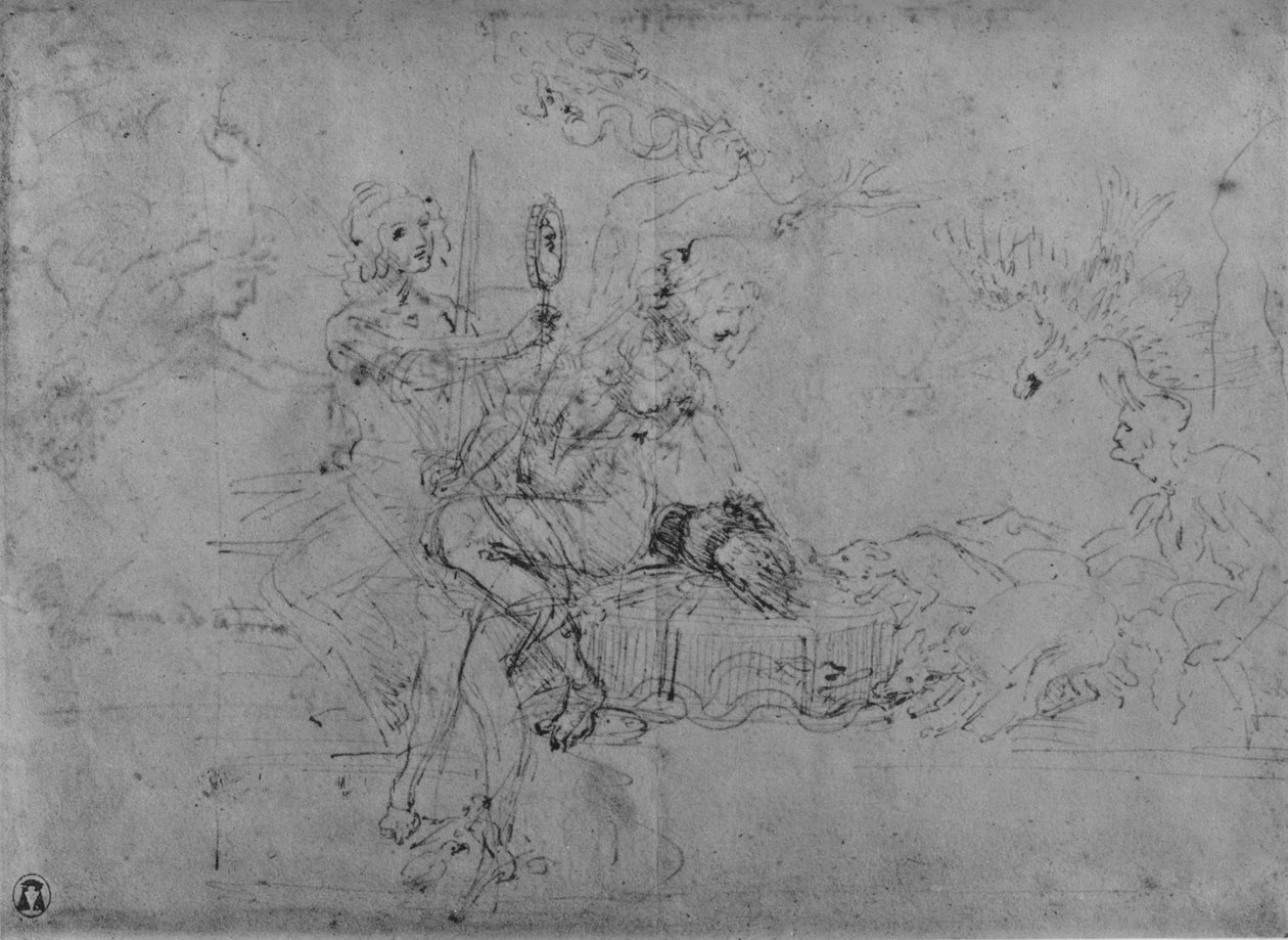 Statecraftin allegoria, c1480 1945 tekijältä Leonardo da Vinci