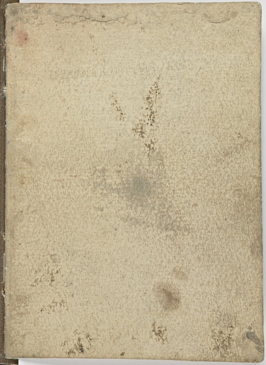 Lintujen lentokoodi, c. 1505-06, paperikäsikirjoitus, cc. 18, kansi IV tekijältä Leonardo da Vinci