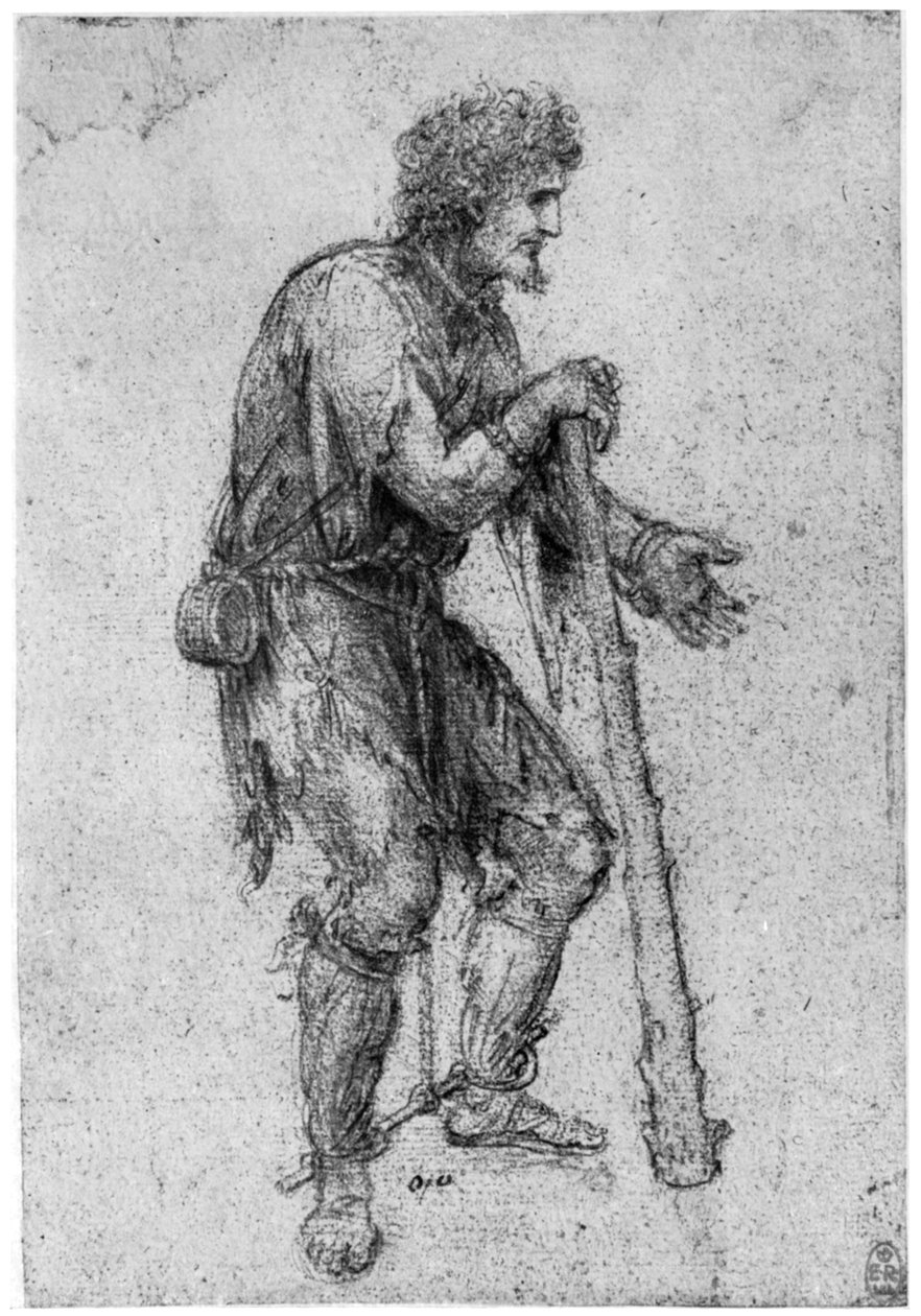 Pukututkimus, 1400-luvun loppu tai 1500-luvun alku 1954. tekijältä Leonardo da Vinci