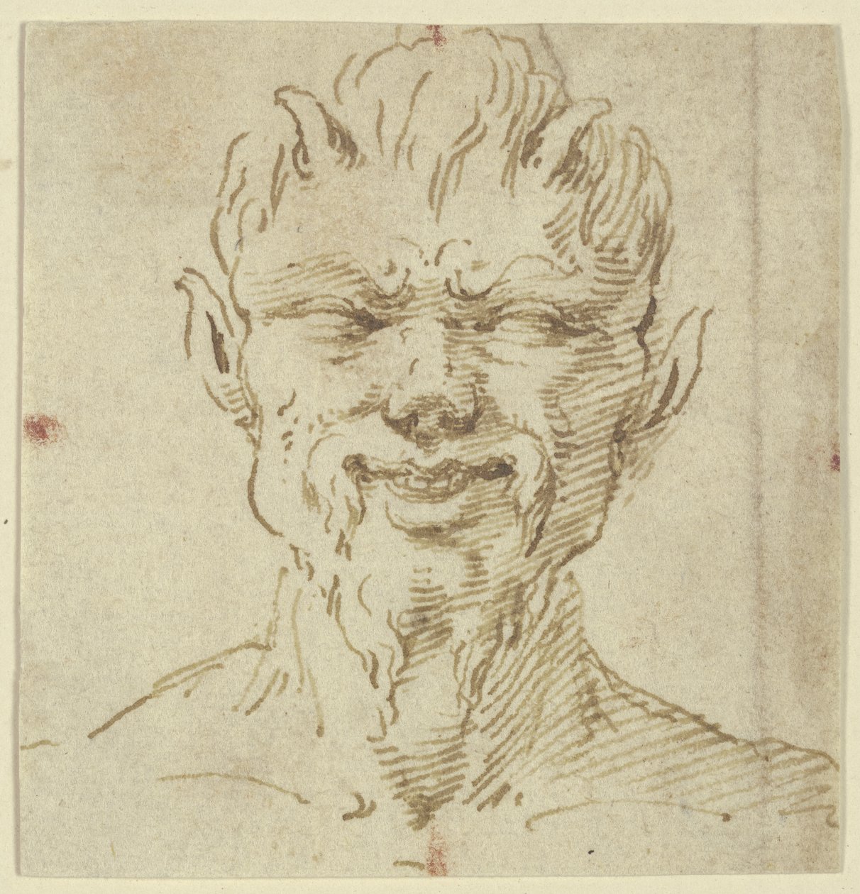 Faunin pää tekijältä Leonardo da Vinci