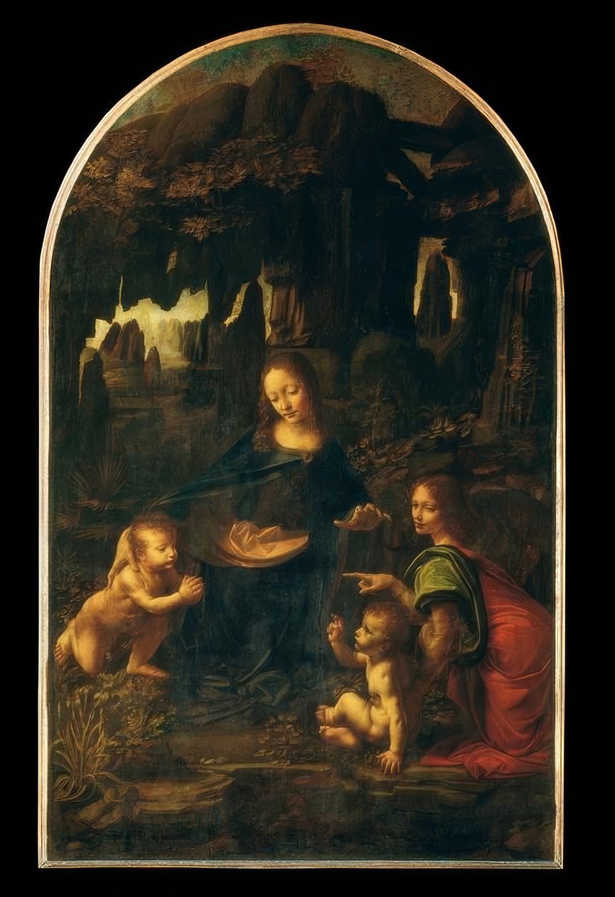 Felsengrottenmadonna tekijältä Leonardo da Vinci