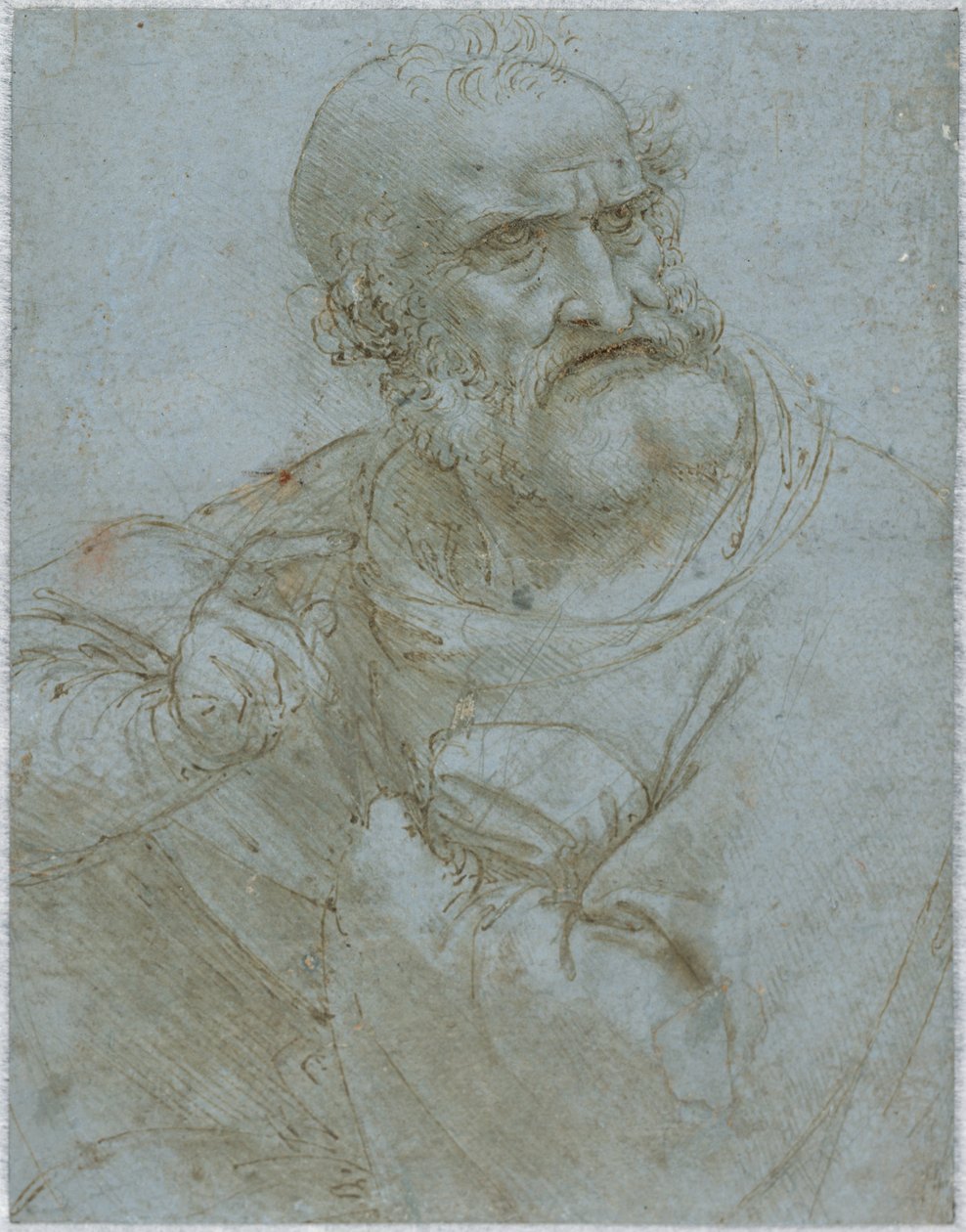 Apostolin puolipitkä kuva tekijältä Leonardo da Vinci