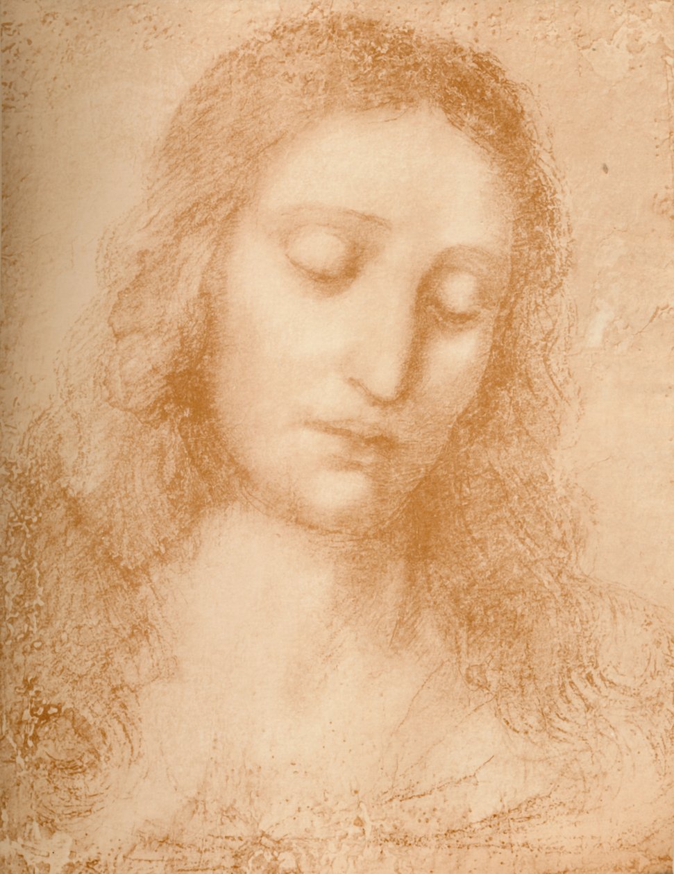 Lunastajan pää, 1400-luku, 1932 tekijältä Leonardo da Vinci