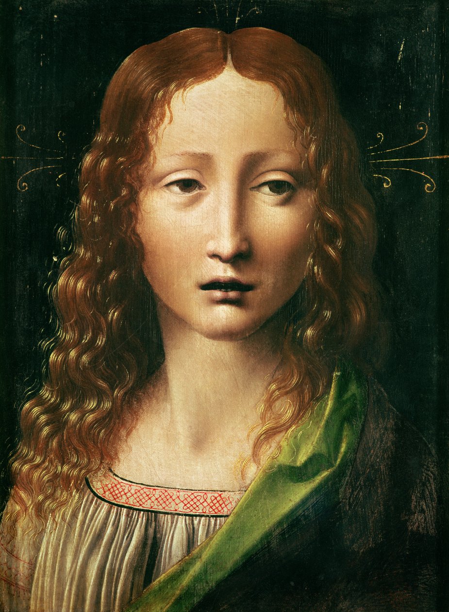 Vapahtajan pää tekijältä Leonardo da Vinci