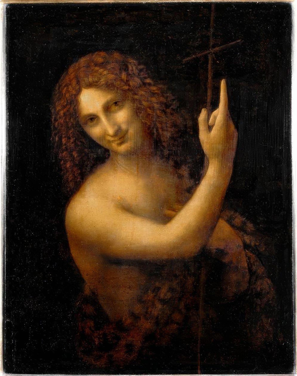 Johannes der Täufer tekijältä Leonardo da Vinci