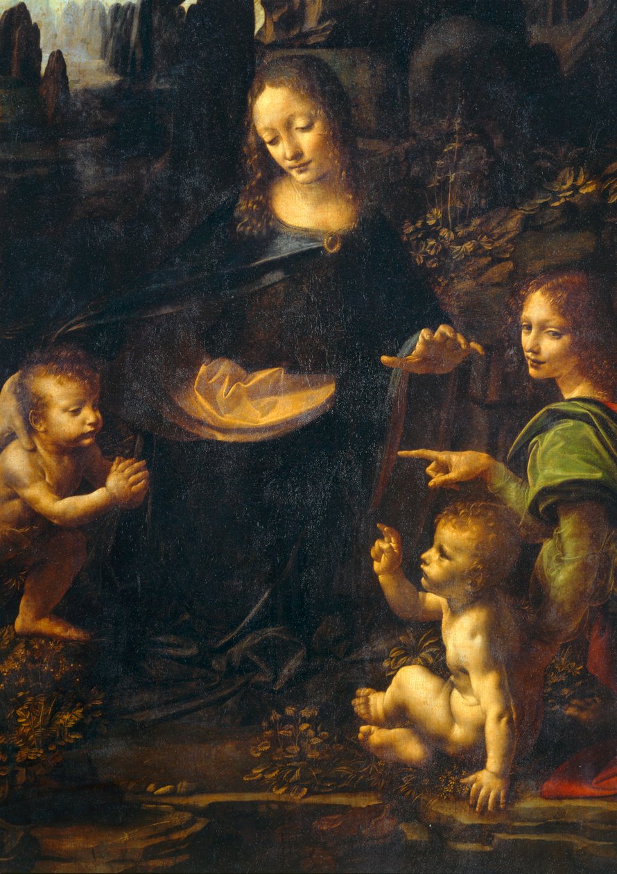 La Vierge aux rochers - Kallioiden Madonna ... tekijältä Leonardo da Vinci