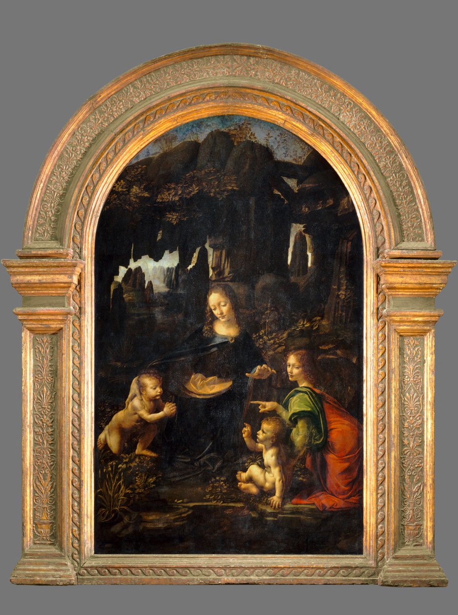 La Vierge aux rochers - Kallioiden Madonna ... tekijältä Leonardo da Vinci