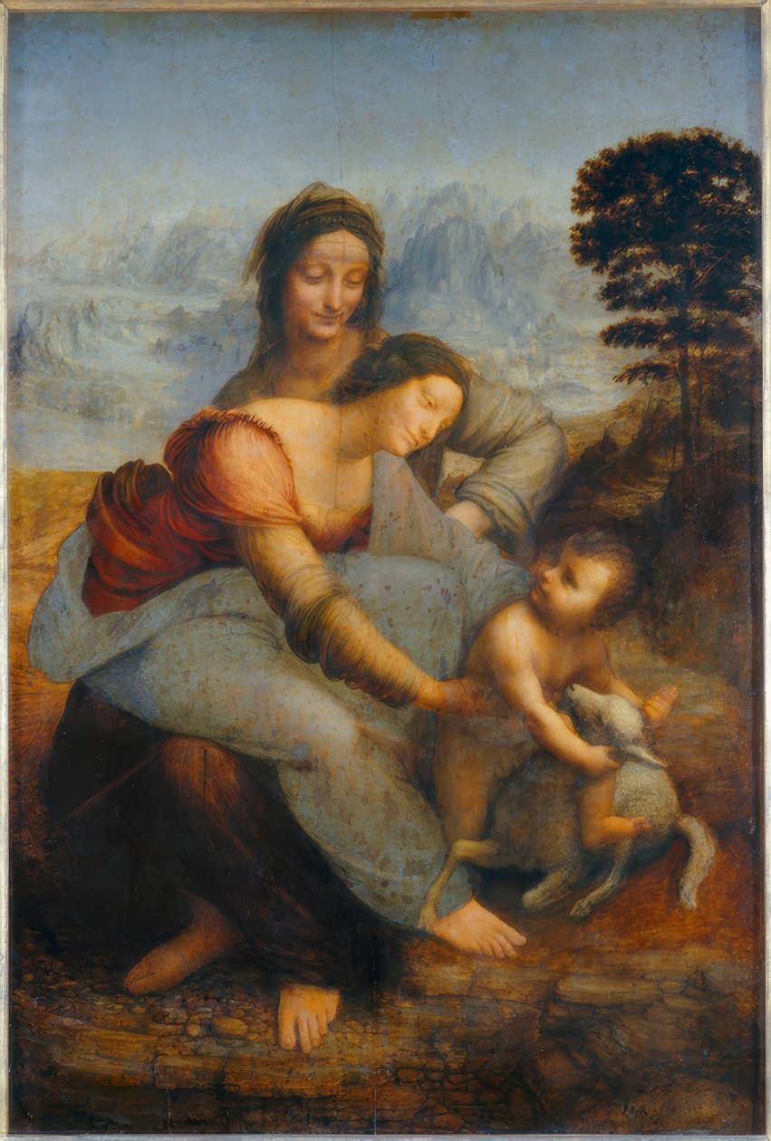Leonardo da Vinci, Hl. Anna Selbdritt tekijältä Leonardo da Vinci
