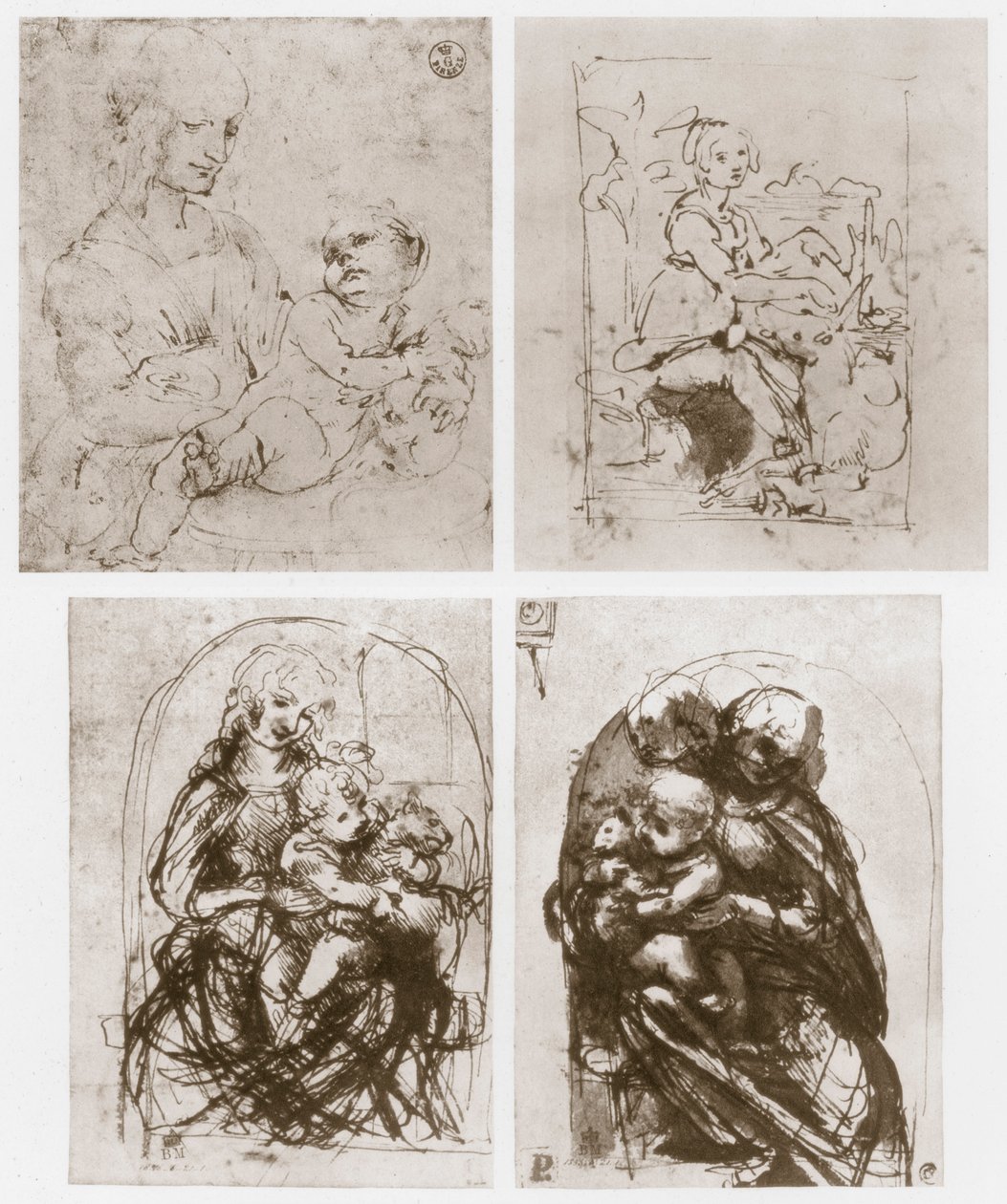 Madonna, 1400-luku. tekijältä Leonardo da Vinci