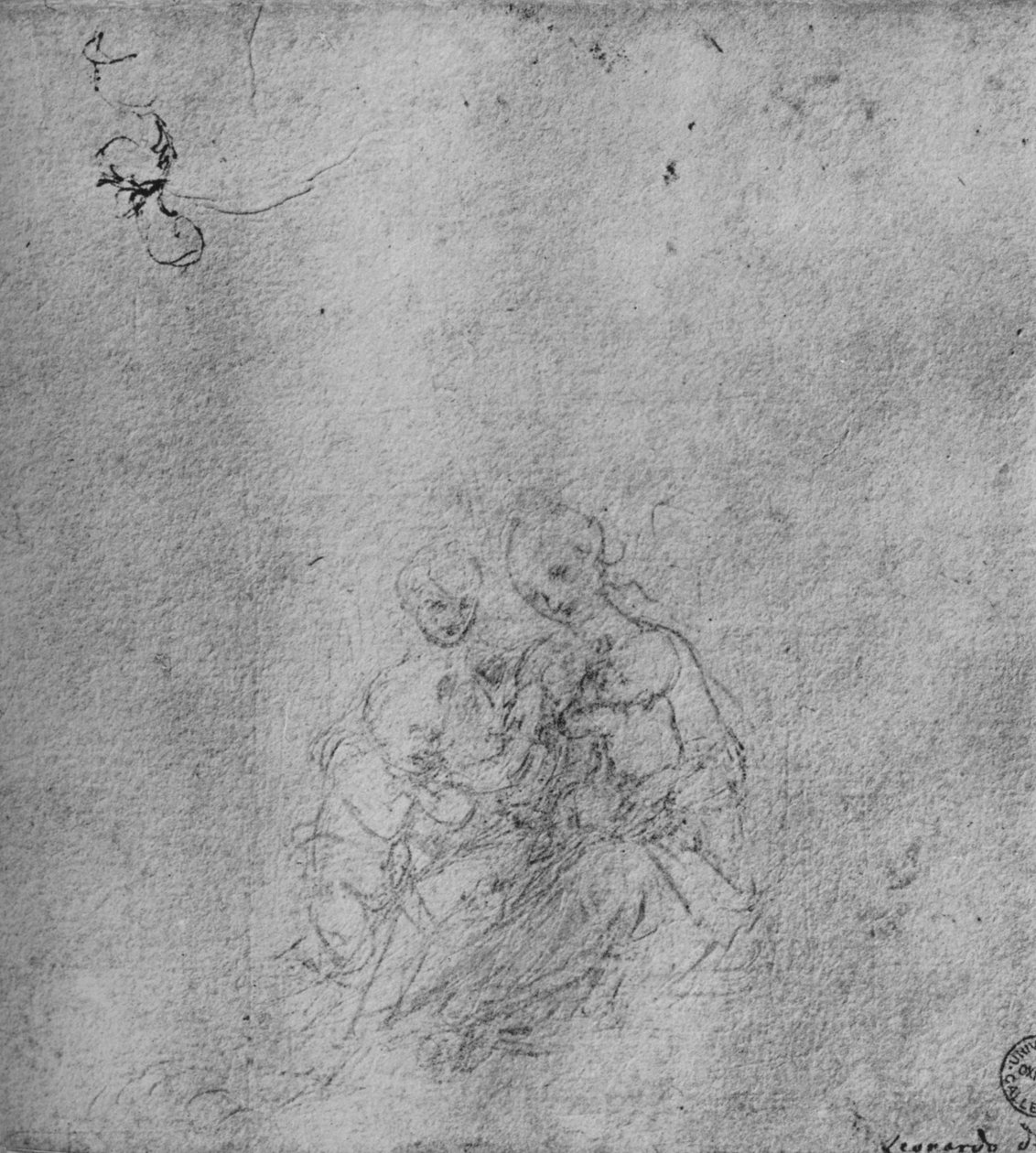 Madonna ja lapsi lapsen kanssa St. John ja enkeli, c1475 1945 tekijältä Leonardo da Vinci